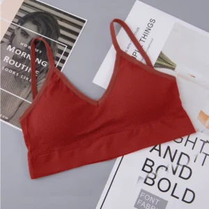 Sutiã Esportivo Sexy sem Costura-Conforto Fio para Exercícios e Uso Diário